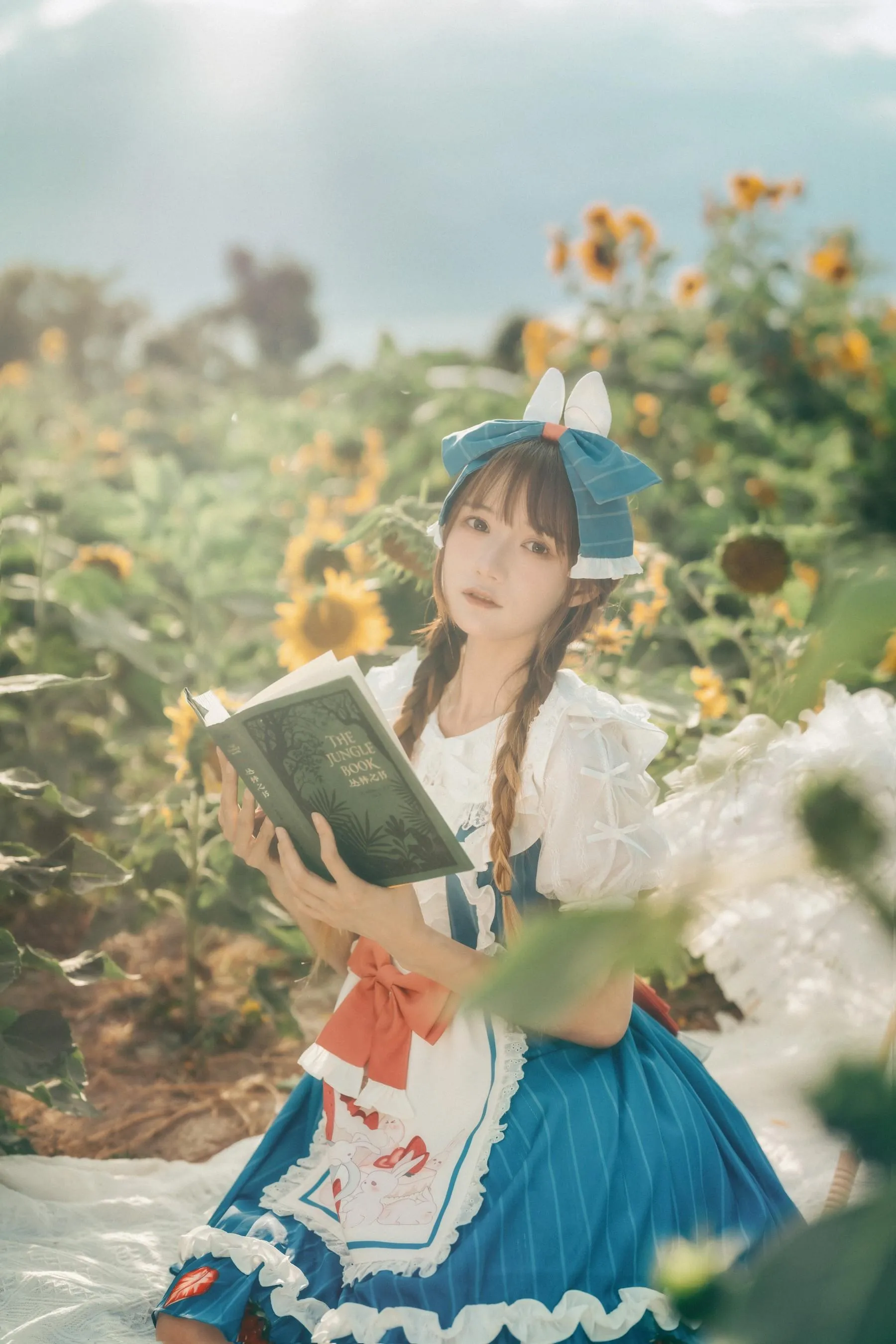 [YITUYU艺图语]2022.07.18 甜甜向日葵女孩 兔子Zzz不吃胡萝卜 [32P]插图3